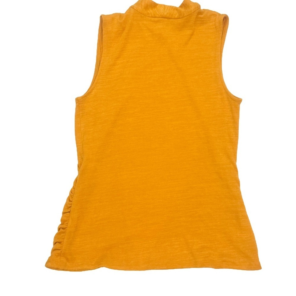 Women's Mustard Sleeveless Top - Picture 6 of 7